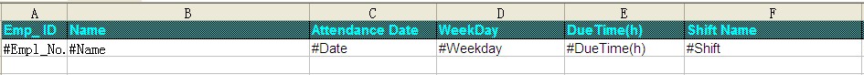 time attendance software rule setting