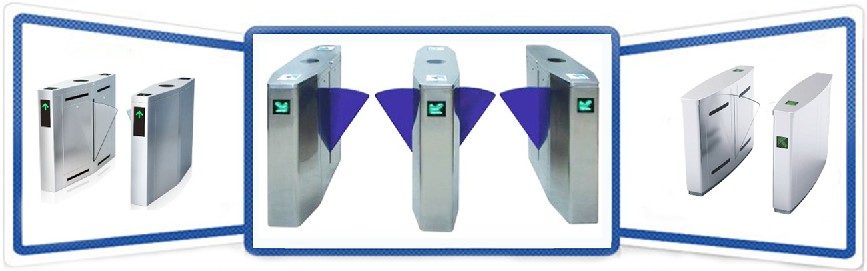 Bridge type Wing Barrier Gate with 8 function for time  tracking