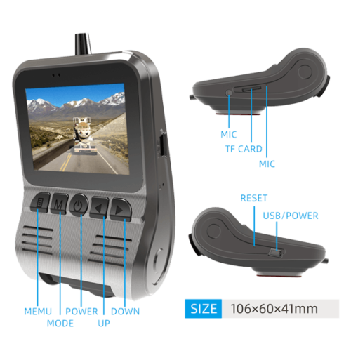 dash car camera operation key