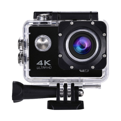 sport action camera black color