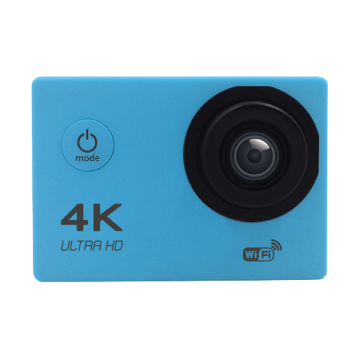 sport action camera blue color