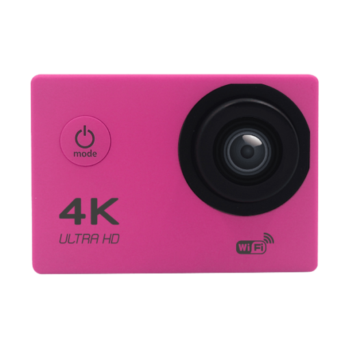 sport action camera red color