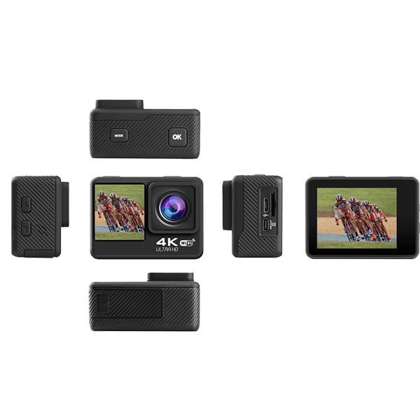 ACCESSOIRES OUTDOOR CONNECTES Bluteck GP269 - Caméra sport 4K Wifi Ultra HD  + télécommande noir - Private Sport Shop