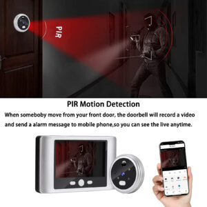 peephole camera doorbell