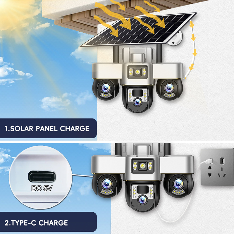 4G solar PTZ camera 4G solar PTZ camera