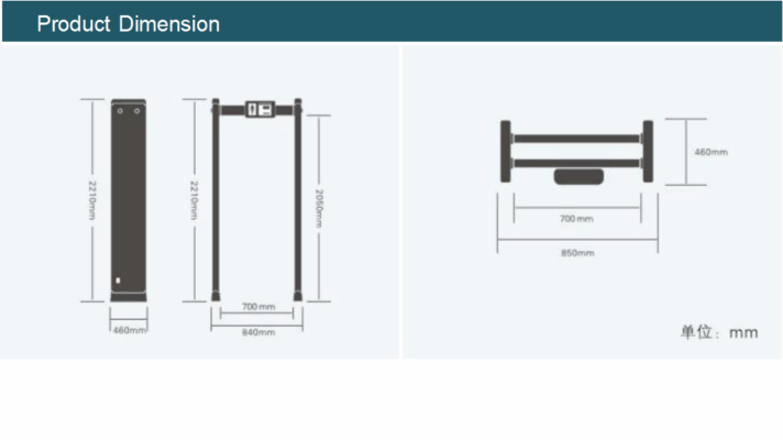 Walk-Through Metal Detector