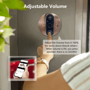 Wifi Peephole Video Doorbell