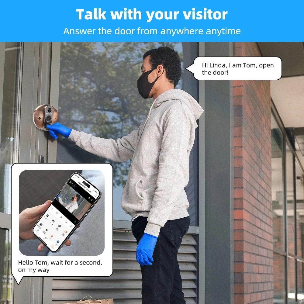 Wifi Peephole Video Doorbell Wifi Peephole Video Doorbell