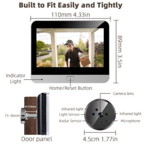Peephole Video Door Camera