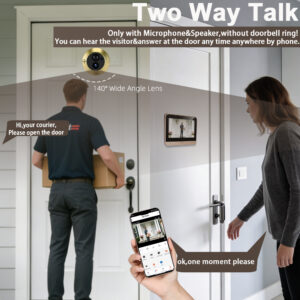 Mini Wifi Peephole Video Door Viewer Camera