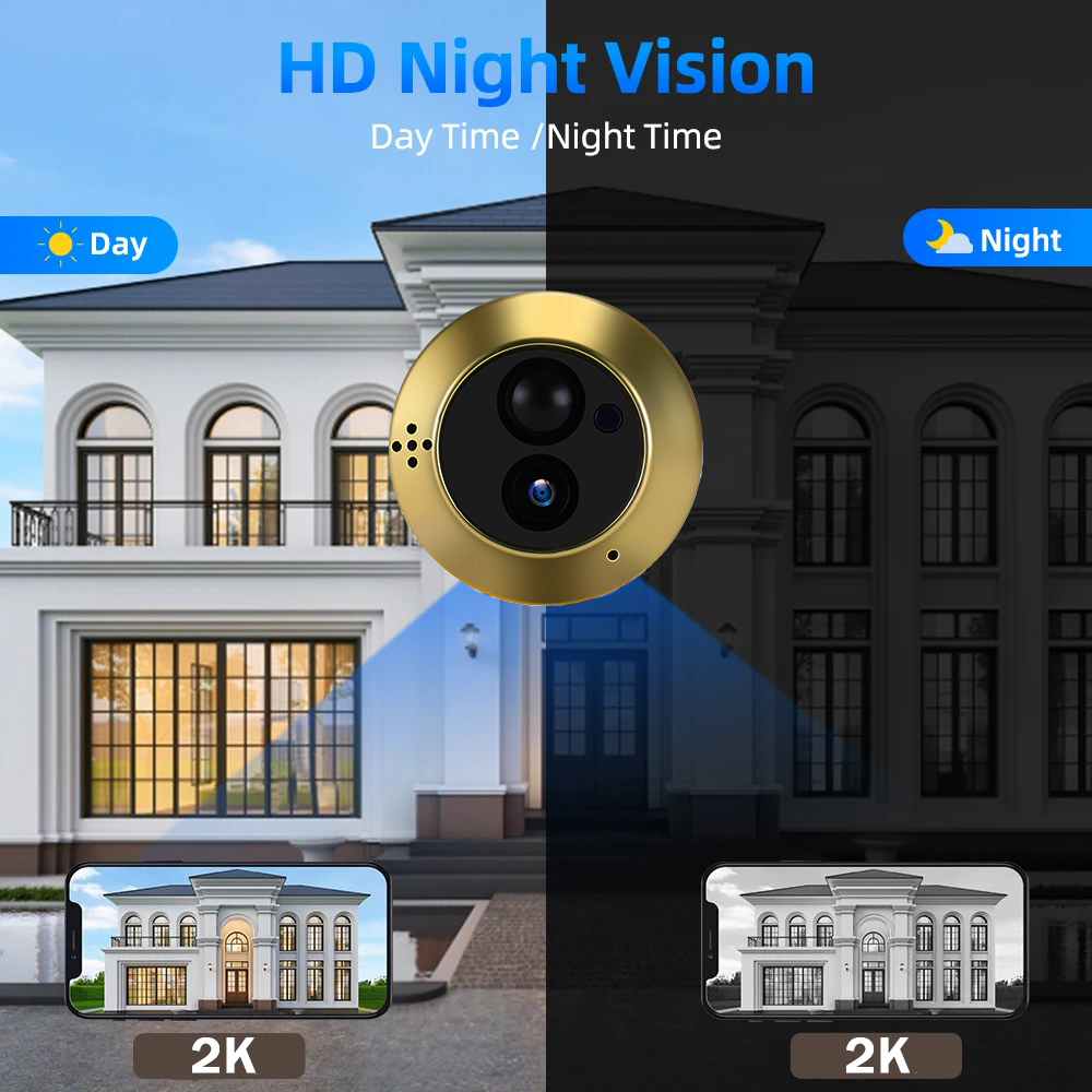 Mini Wifi Peephole Video Door Viewer Camera