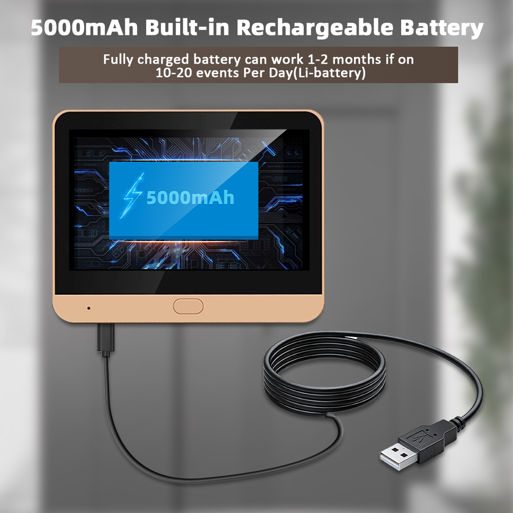 Mini Wifi Peephole Video Door Viewer Camera