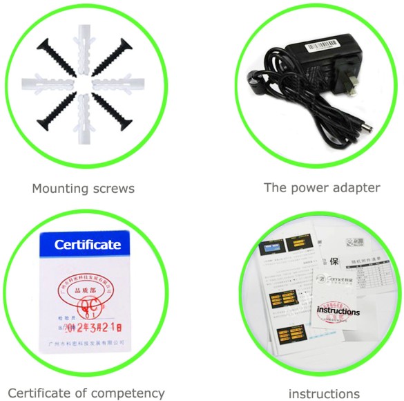 Attendance managerment system with complete accessories