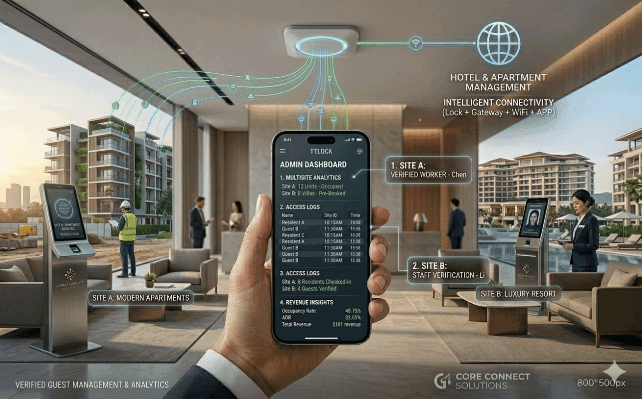 hotel locks for Airbnb or apartments short-term rentals