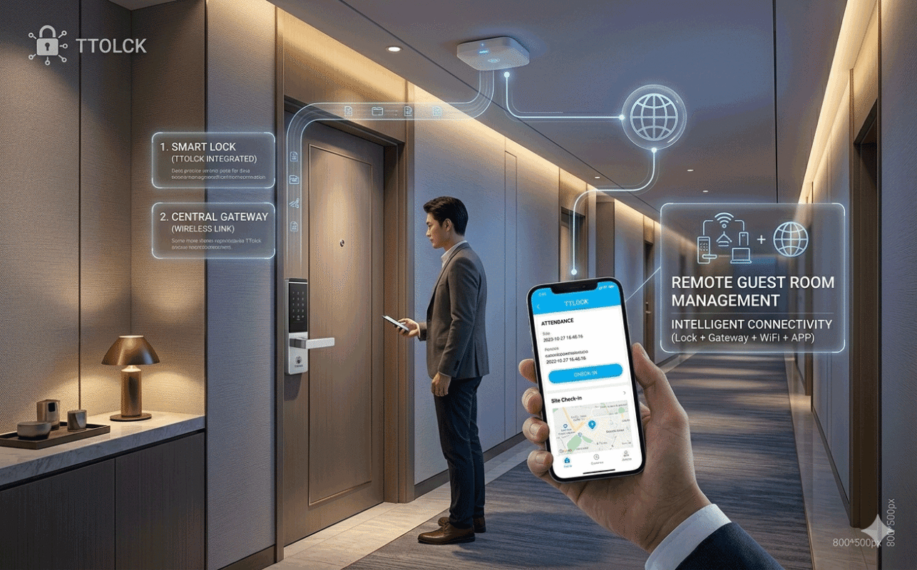 hotel room access keyless, wireless lock system
