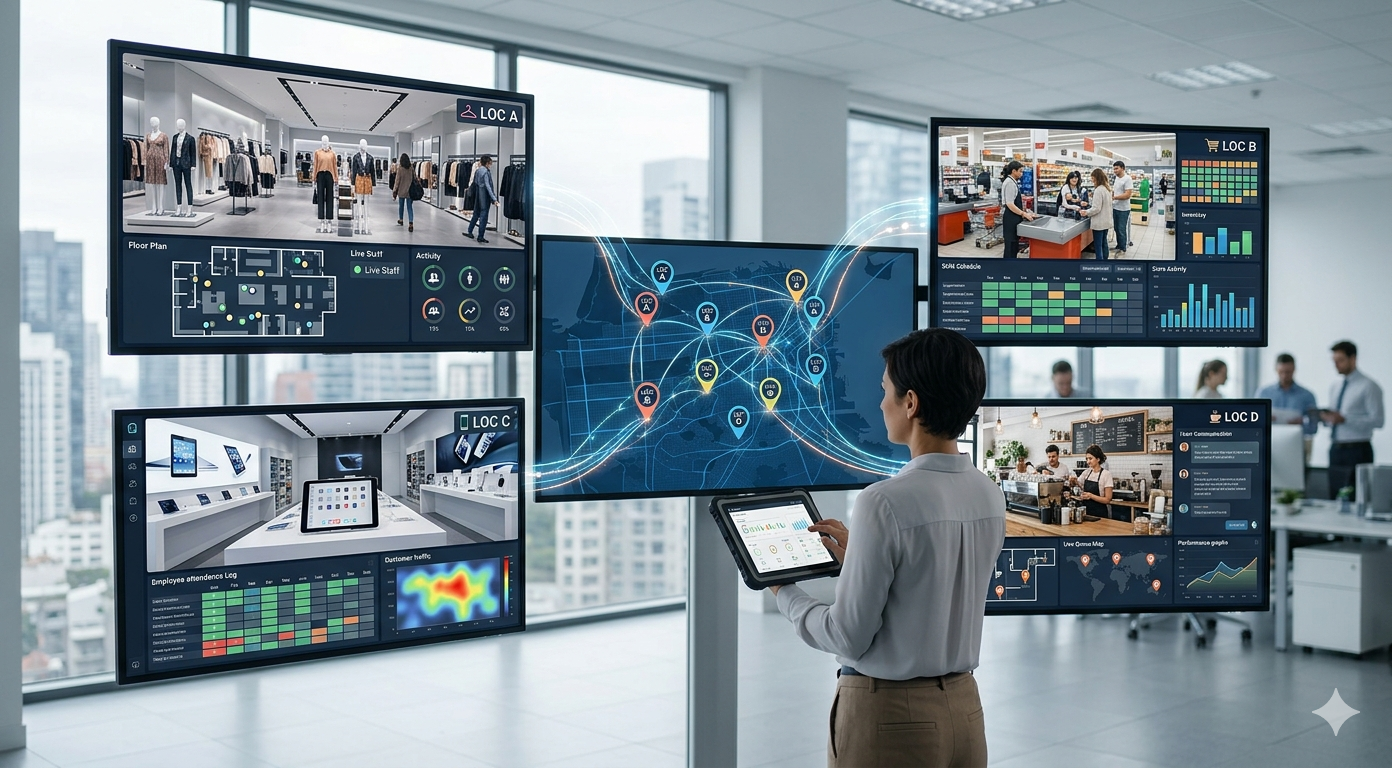 Retail Chain Workforce Attendance & Store Management Solution features