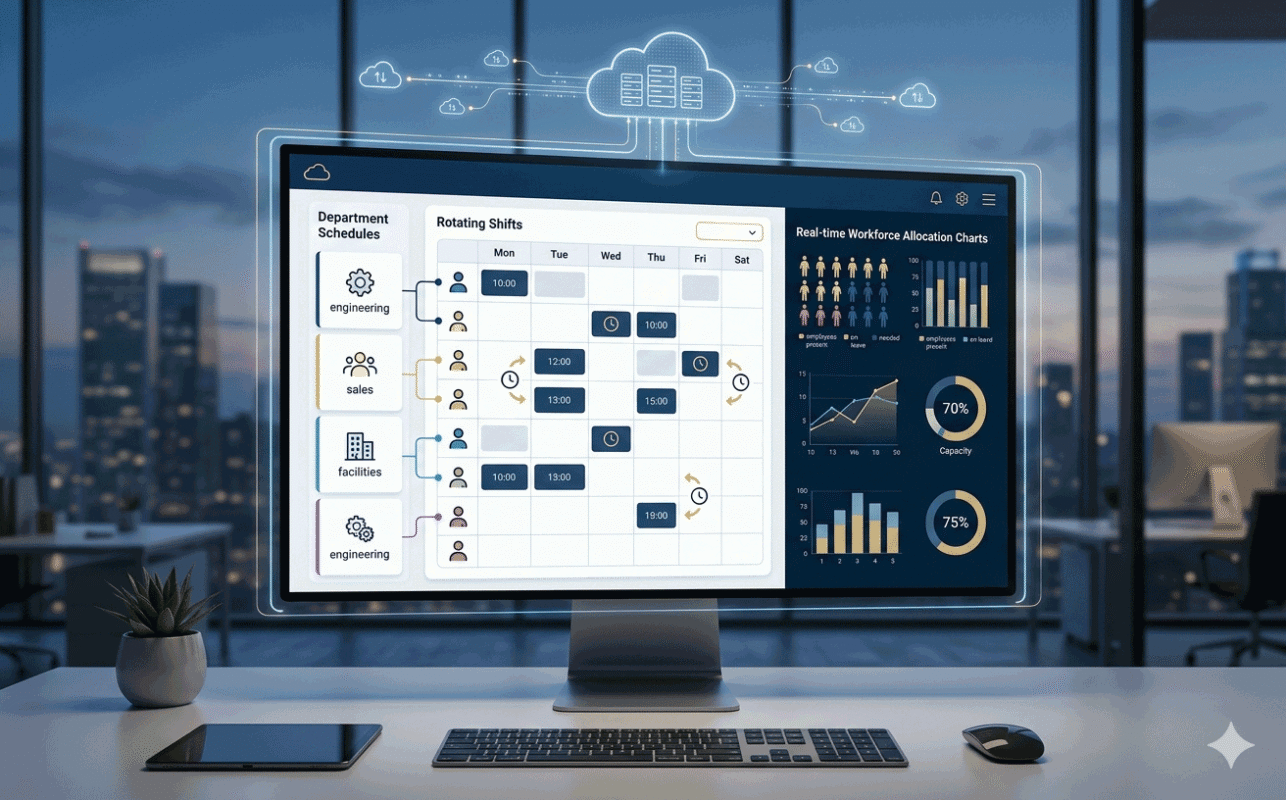 Flexible cloud attendance scheduling and workforce management