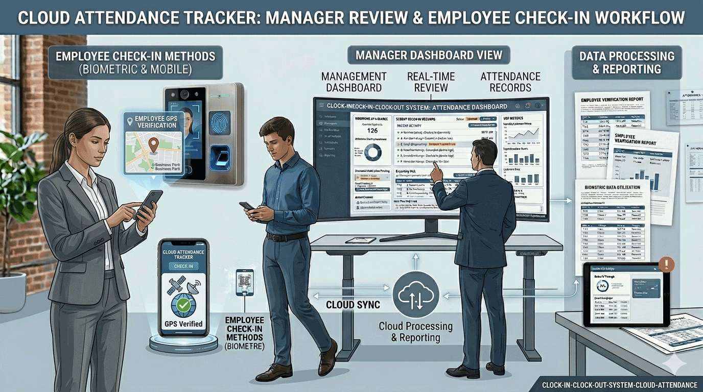 cloud employee attendance tracker