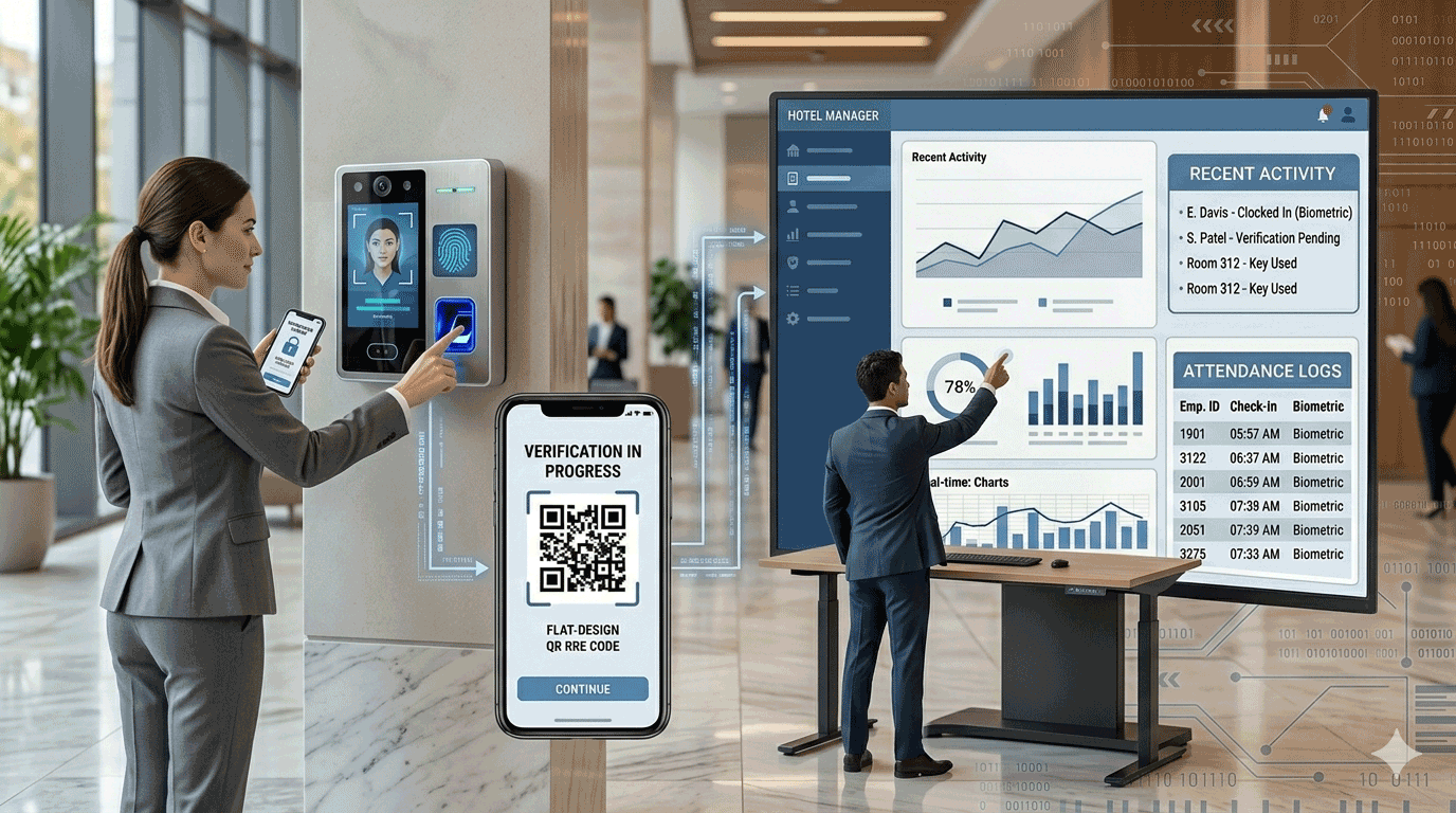 employee clock in system for workforce attendance tracking