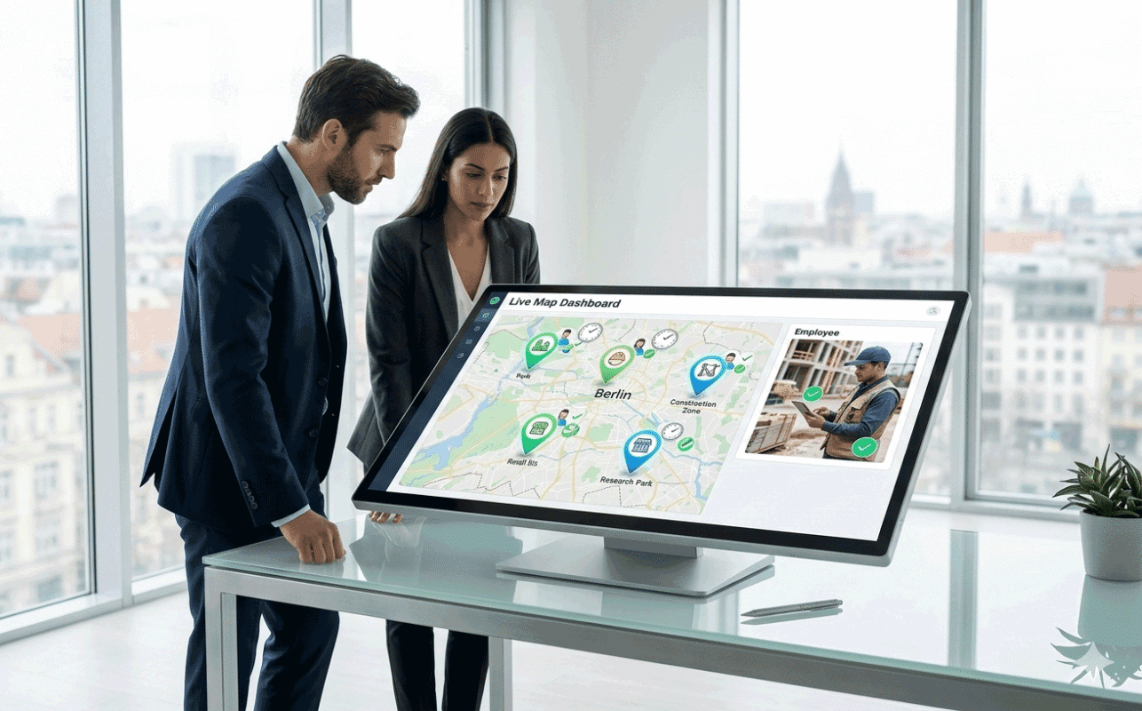 GPS attendance tracking for multi-location workforce management