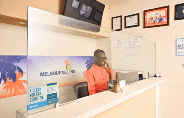 Melbourne Inn Barbados using wireless smart locks and cloud attendance management