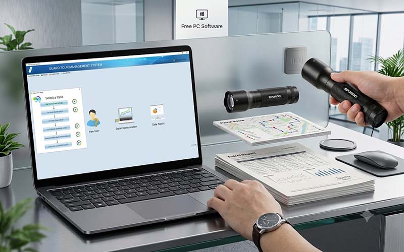 Free EPORDO Windows Guard Tour Management Software for security patrol systems